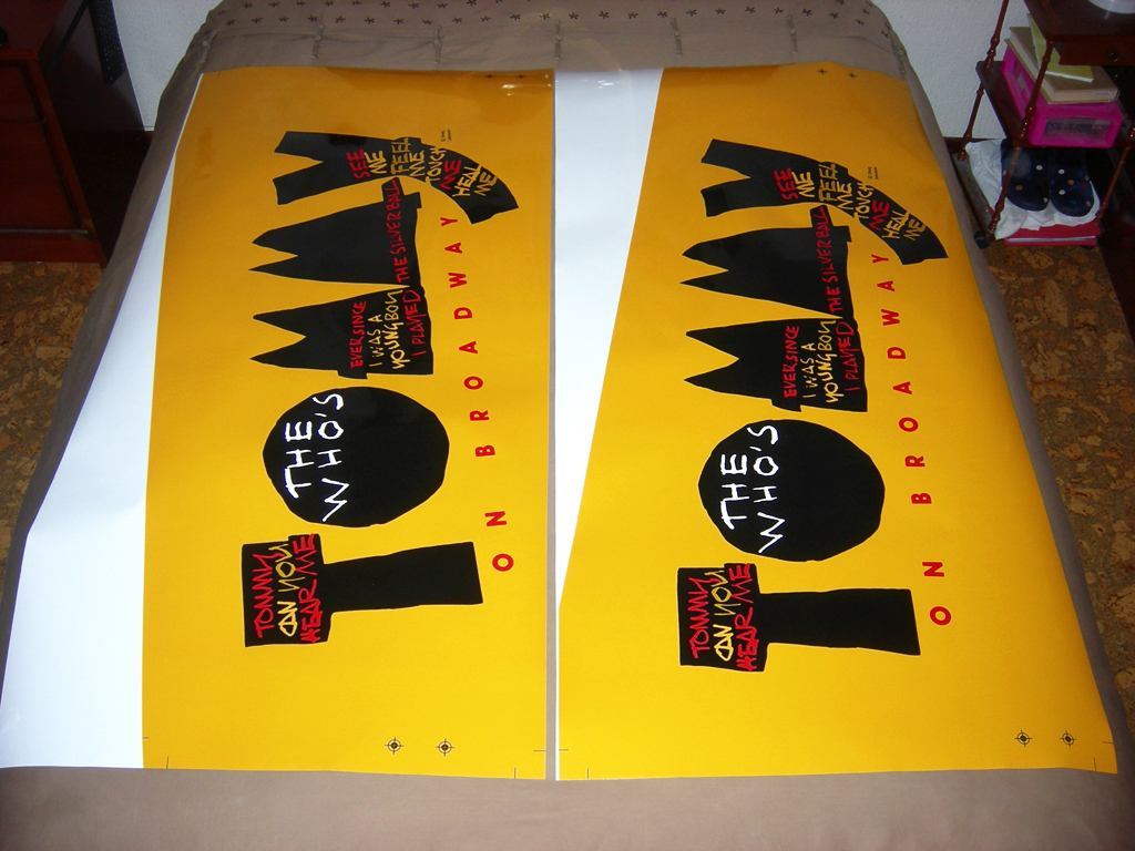 "The Who´s Tommy Pinball Decals" (DATA EAST) impresos vinilo laminado